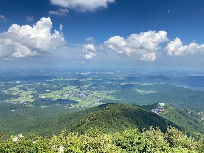 筑波山女体山の山頂から