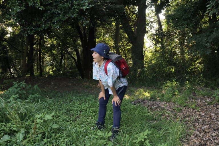 下山後は疲労困憊