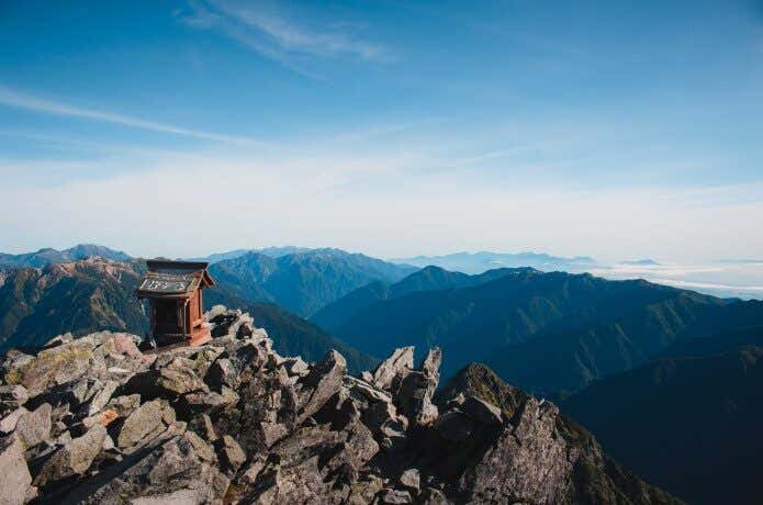 山頂からの景色
