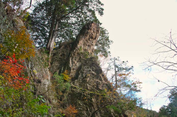 御岳山の天狗岩