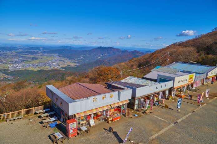 山頂の売店