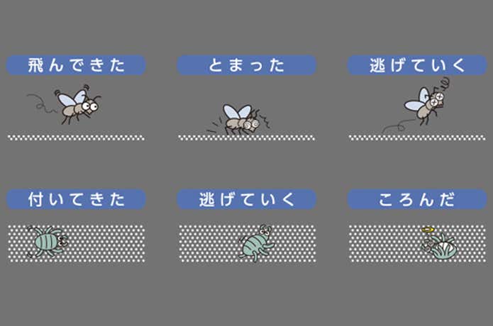スコーロン　虫の動き