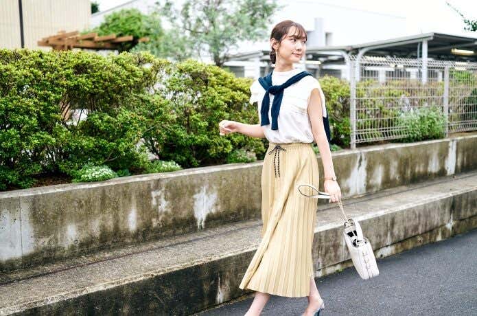 レディース撥水ライトプリーツスカート