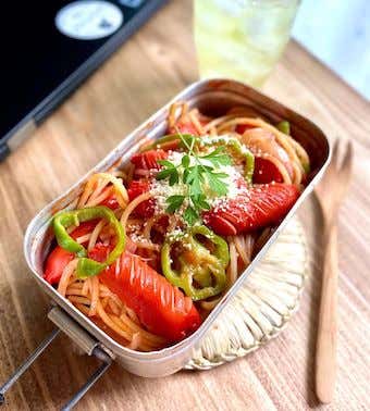 柚子胡椒入りナポリタン　完成