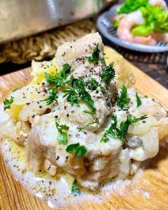 鶏肉のクリームチーズ煮込み　完成