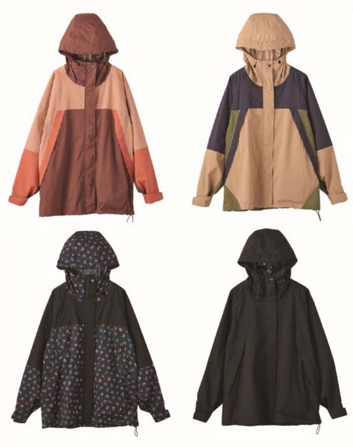 撥水ライトマウンテンパーカーレイン（2,500円）