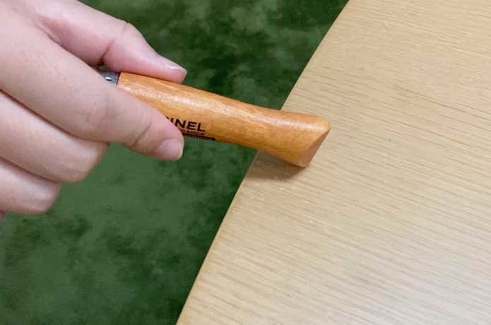 簡単にブレードが出る「サヴォワ打ち」