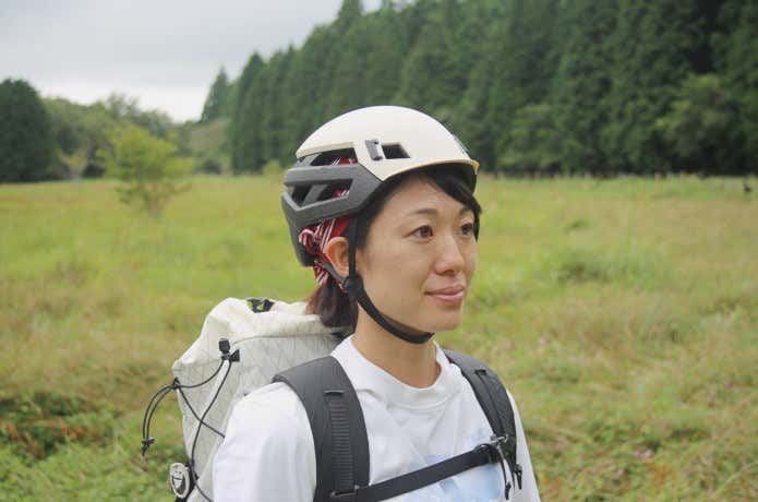 手ぬぐいヘッドバンドストライプギ ヘルメットの下に着用