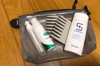 ポーチに入れておきたい頭拭き