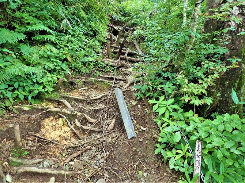 荒島岳　もちが壁