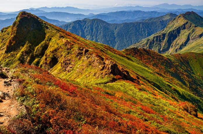 紅葉の谷川岳