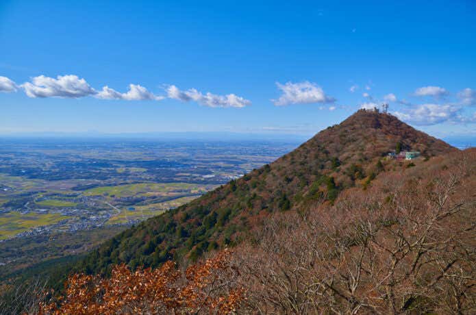 関東平野を一望できる筑波山