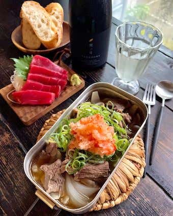 ぽん酢風味の牛すじ煮込み　完成イメージ