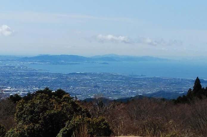愛知県　三河　本宮山からの景色