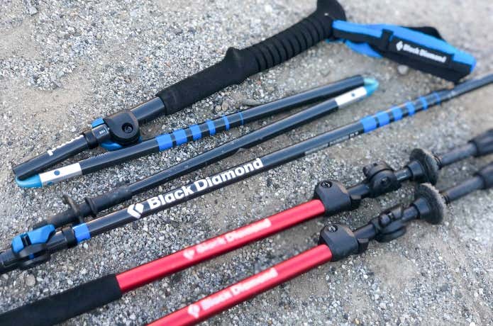 black diammnd トレッキングポール登山用品 - 登山用品