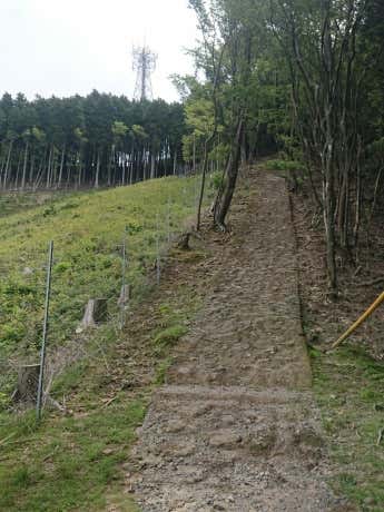 馬の背平から先の登山道