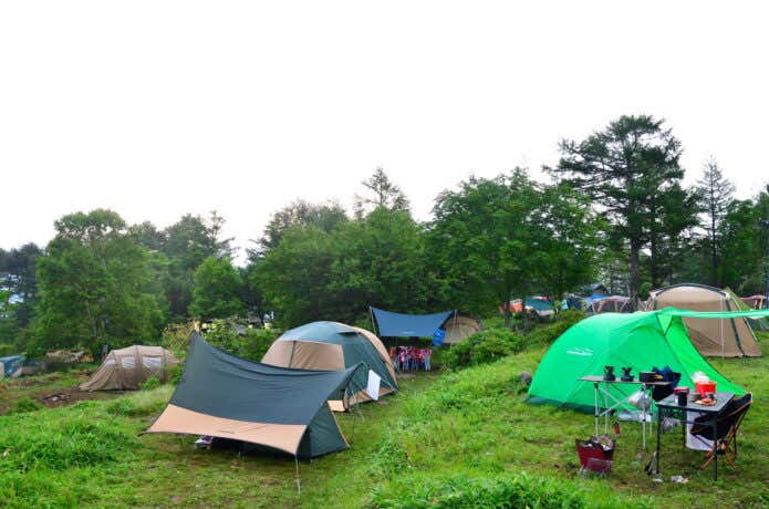 霧ヶ峰のキャンプ場