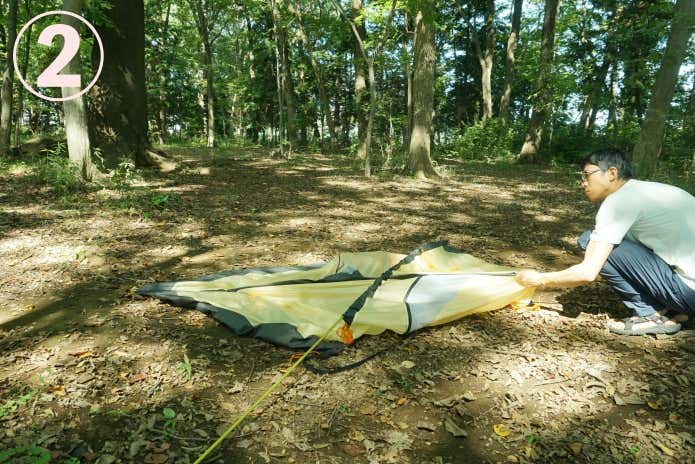 ツノがつくる空間が快適すぎ！アライテントの軽量モデル