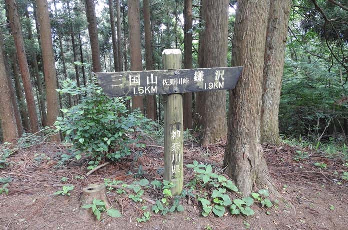 生藤山　佐野川峠