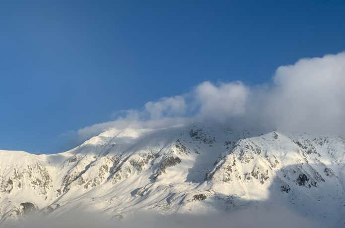 「トリプルシールド®︎」を検証した雪の立山連峰