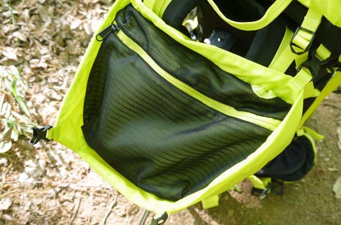 雨蓋は脱着可能