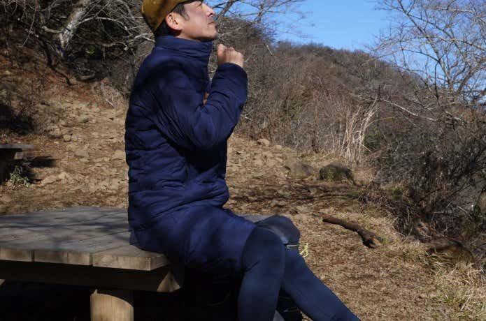 氷点下5℃くらいまでの冬の低山であれば、多くの人は+Sシリーズのウエアで、快適にハイクできる