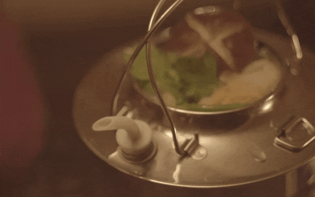 サンデーやかんの注ぎ口