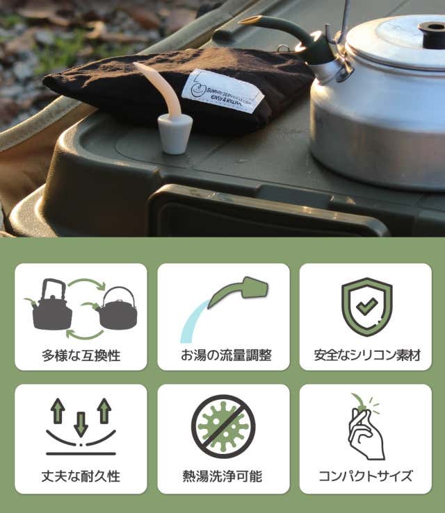 サンデーやかんの注ぎ口