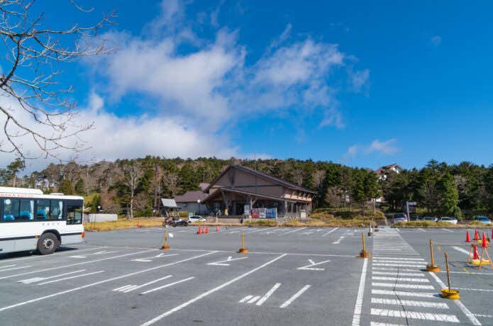 大台ケ原の駐車場