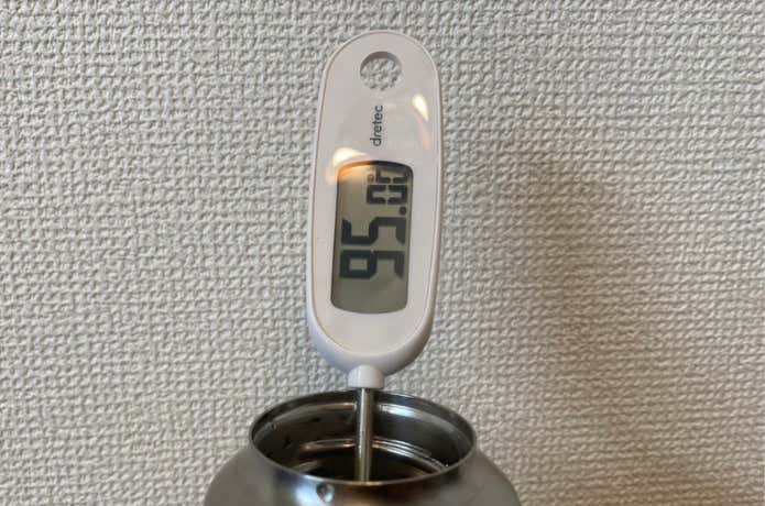 温度95℃
