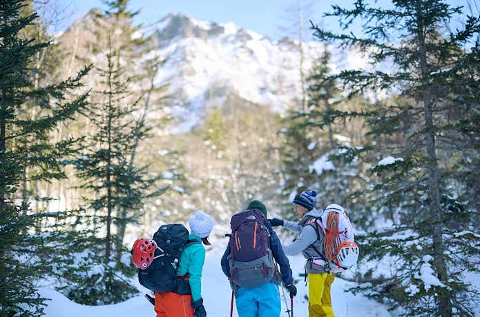 国際山岳ガイドとプライベートな冬山旅