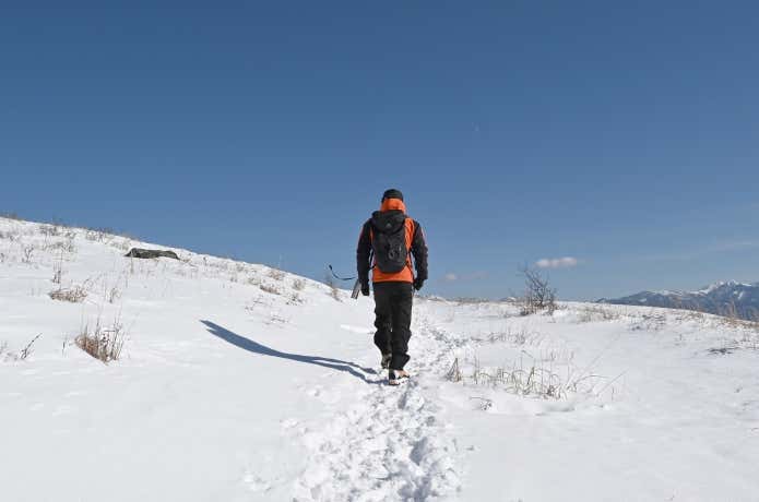 ブレスサーモEX 登山シーン