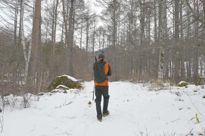 ブレスサーモを着て歩く