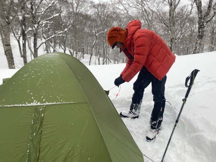 厳冬期　冬山登山