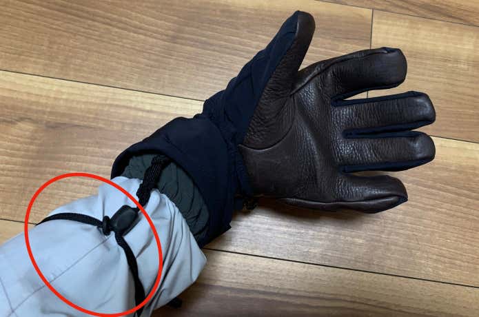 落下防止のためのループストラップ