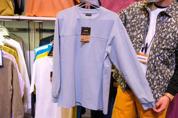 ワークマン　ドライストレッチ長袖Tシャツ