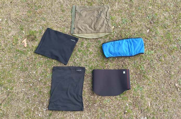 登山用腹巻　モンベル　アクシーズクイン、山と道、ヘルスポイント