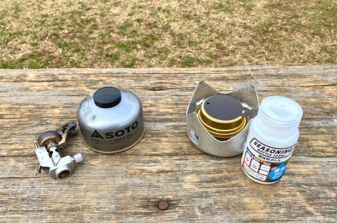 ガス缶セットとアルコールバーナーセットの比較