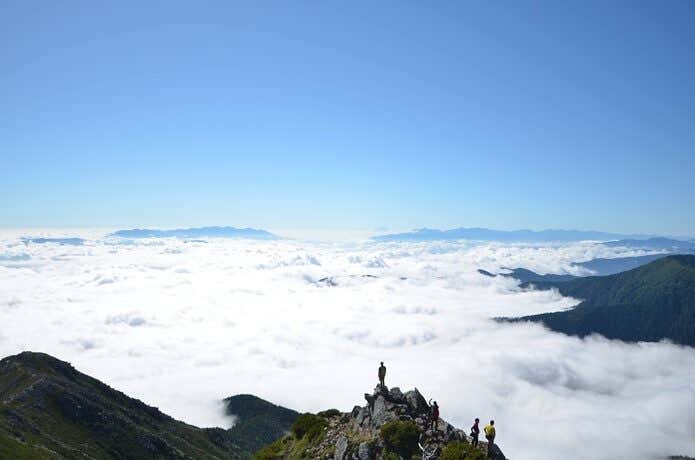 山から見た雲海