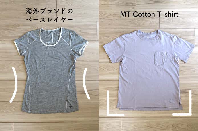 MT コットン Tシャツ 海外ブランド デザイン比較