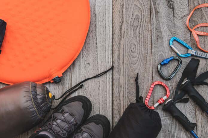 マットと登山道具