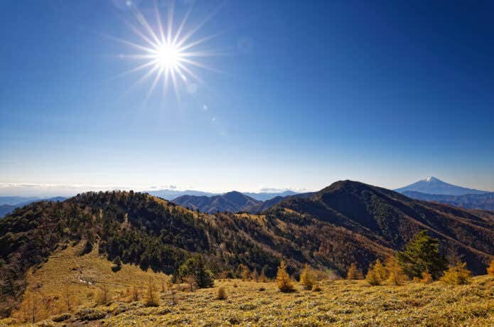 登山　紫外線