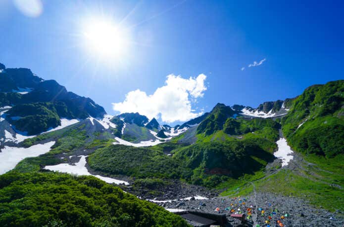 涸沢カール　夏