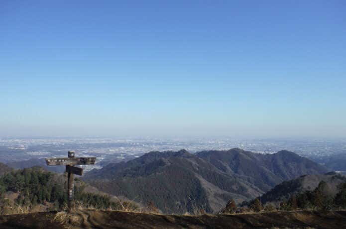 景信山 頂上からの景色