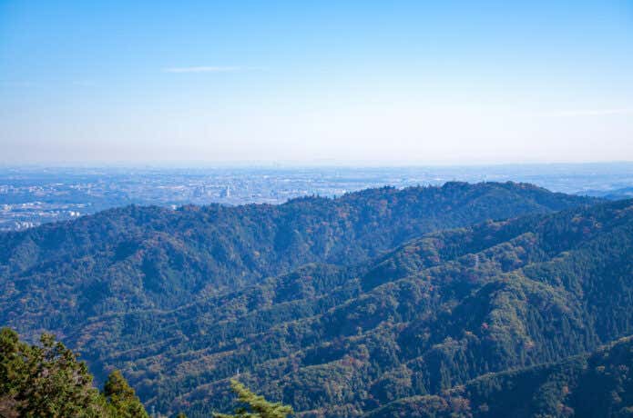 景信山　山頂からの景色