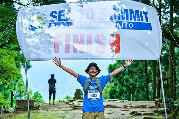 シートゥーサミット　石鎚 西条　登山　ゴール
