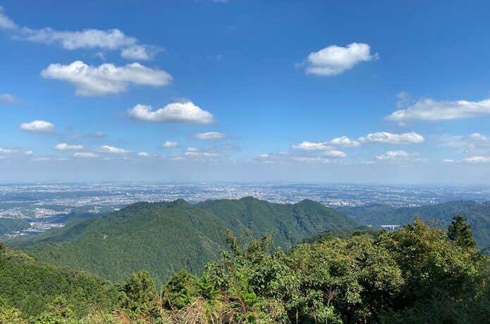 陣馬山からの景色