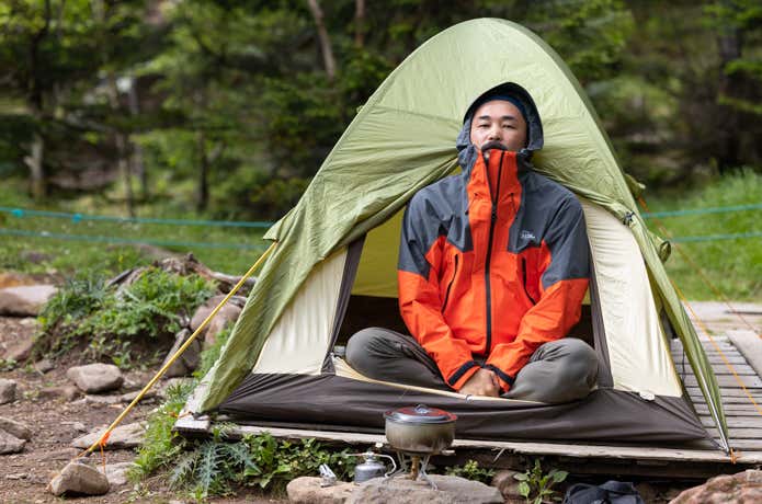 テント泊登山のテント場