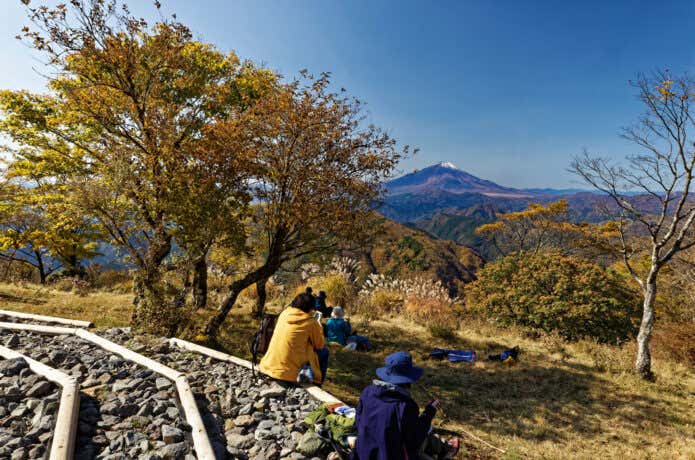 鍋割山の富士山
