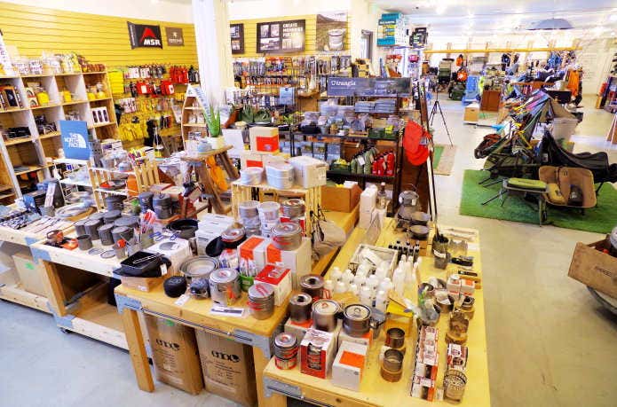 モデラート3階、ギア売り場